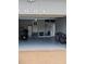 Spacious garage with ample room for storage and parking, with extra storage space above the back door at 8004 25Th W Ave, Bradenton, FL 34209