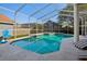 Inviting pool with a screened lanai, with room for sunbathing and a jacuzzi at 915 Live Oak Ne Ter, St Petersburg, FL 33703