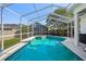 Sparkling pool within a screened enclosure, perfect for relaxing and enjoying the beautiful weather at 915 Live Oak Ne Ter, St Petersburg, FL 33703