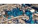 Stunning aerial view showcasing the vibrant city skyline and proposed real estate development sites at 1101 E Jackson St # 2102, Tampa, FL 33602