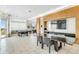 Bright game room featuring a ping pong table, pool table, TV, and modern furnishings for entertainment at 111 N 12Th St # 1502, Tampa, FL 33602