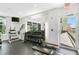 Condo gym featuring free weights, weight machines, and access to the rooftop deck at 111 N 12Th St # 1502, Tampa, FL 33602