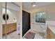 Bathroom showcasing vanity with dark wood cabinets at 1603 Cottagewood Dr, Brandon, FL 33510