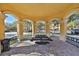 Pavilion with picnic table offering covered seating with views of the community at 2739 Via Capri # 1024, Clearwater, FL 33764