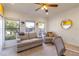 Bright living room with neutral walls, modern furniture, and natural light at 3329 Cypress Landing Dr, Valrico, FL 33596