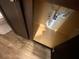 Bathroom vanity with the door open showing plumbing at 35003 Daisy Meadow Loop, Zephyrhills, FL 33541