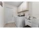 Well-lit laundry room with washer, dryer, and utility sink at 4344 Eldron Ave, North Port, FL 34286