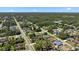 Scenic street view of a neighborhood with homes surrounded by lush trees and green spaces, offering a serene setting at 4344 Eldron Ave, North Port, FL 34286