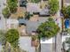 Aerial view of the property showing the layout, surrounding neighborhood, and lot boundary at 4730 15Th N Ave, St Petersburg, FL 33713