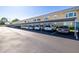 View of condo parking with convenient covered spaces for residents and guests at 5247 81St N St # 4, St Petersburg, FL 33709