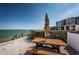 Enjoy the community beach access with a picnic table and great views at 6265 Sun Blvd # 115, St Petersburg, FL 33715