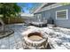 Spacious backyard with paver patio and fire pit for outdoor enjoyment at 6939 3Rd N St, St Petersburg, FL 33702
