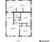 Here is the floorplan of the home, featuring a kitchen, Gathering room, and two bedrooms at 122 10Th Ave, Indian Rocks Beach, FL 33785
