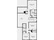 Second-floor floor plan featuring a primary suite, three additional bedrooms, a loft, and two bathrooms at 12422 Gust Ct, Hudson, FL 34669