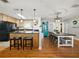 Dining area connects to a modern kitchen at 14350 11Th St, Dade City, FL 33523
