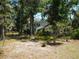 Two-story white home enveloped by mature trees, providing privacy and a natural setting at 14614 Lake Magdalene Cir, Tampa, FL 33613