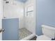 Updated bathroom featuring tile and new fixtures at 2800 Gulf Blvd Unit # 1A, Belleair Beach, FL 33786