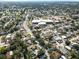 Aerial view of a residential area close to school and commercial buildings offering convenient neighborhood features at 3404 33Rd Street W Ct, Bradenton, FL 34205