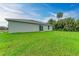 Newly constructed home boasts a spacious backyard, providing an ideal setting for entertaining and outdoor enjoyment at 3879 E Price Blvd, North Port, FL 34288