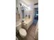 Bathroom with vanity and toilet, featuring nice fixtures and decor at 4851 W Gandy Blvd # B12L28, Tampa, FL 33611