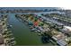 Enjoy waterfront living from this home's location on the intercoastal waterway at 533 Lillian Dr, Madeira Beach, FL 33708