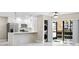 Well-lit kitchen featuring stainless steel appliances and access to an enclosed lanai with a laundry closet at 5980 80Th St N # 106, St Petersburg, FL 33709