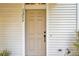 Close-up of front door of townhouse at 13777 Forest Lake Dr, Largo, FL 33771