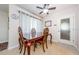 Charming dining room with a traditional table, providing a cozy atmosphere for meals at 1524 Lemon St, Clearwater, FL 33756
