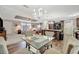 Open concept living space featuring a dining area, living room and kitchen at 262 S Port Royal Ln, Apollo Beach, FL 33572