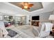 Open-concept living space with modern kitchen, cozy seating area, and dining space, ideal for entertaining and everyday living at 262 S Port Royal Ln, Apollo Beach, FL 33572