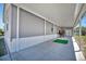 Covered patio, perfect for outdoor enjoyment and relaxation at 262 S Port Royal Ln, Apollo Beach, FL 33572