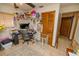 Bedroom with a desk, closet, and neutral-colored decor at 35109 Excalibur, Webster, FL 33597