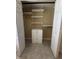 Walk-in closet with shelving, drawers, and ample storage space to maximize organization at 4235 Angelica Loop, Wesley Chapel, FL 33543
