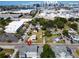 A scenic aerial view showcasing a waterfront neighborhood and downtown skyline in Tampa at 718 S 22Nd St, Tampa, FL 33605