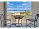 Cozy balcony with seating area and neighborhood views at 718 S 22Nd St, Tampa, FL 33605