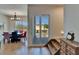 Open dining area with access to balcony and view of staircase at 718 S 22Nd St, Tampa, FL 33605