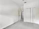 Bedroom with closet and doorway leading to the hallway at 8125 Stone Path Way, Tampa, FL 33647