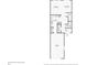 Floor plan showcasing the layout of the home including living room, kitchen, bathroom, and garage at 8125 Stone Path Way, Tampa, FL 33647
