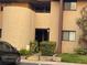 Exterior shot of the property with clean landscaping; easily accessible to guests and residents at 825 S Village N Dr # 201, St Petersburg, FL 33716