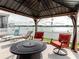 Waterfront gazebo with outdoor seating and shade at 8444 Fantasia Park Way, Riverview, FL 33578