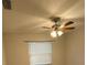 Bedroom featuring a ceiling fan and a window at 9618 N 13Th St, Tampa, FL 33612