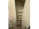 Linen closet with shelves for storage at 9618 N 13Th St, Tampa, FL 33612