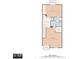 Detailed floor plan showcases layout of bedrooms, walk-in closet, laundry, and balconies at 985 Wellington Ct, Dunedin, FL 34698