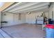 Spacious two-car garage with ample storage space and convenient access to the home's interior at 1023 Orca Ct, Holiday, FL 34691