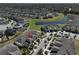 Community aerial view showcasing the neighborhood layout and green spaces at 10947 Verawood Dr, Riverview, FL 33579