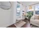 Bright living area with hardwood floors, stylish furnishings, and ample natural light at 2635 13Th N Ave, St Petersburg, FL 33713