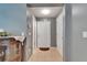 Inviting entryway with tile flooring, neutral paint, and decorative furnishings at 2915 Royal Tuscan Ln, Valrico, FL 33594
