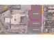Aerial view highlighting planned development phases including retail at 312 N Manhattan Ave, Tampa, FL 33609