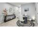 Dining room with modern decor and dining table with seating for four at 3158 Victoria Inlet Dr, Holiday, FL 34691