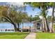 The private dock provides boatlifts and storage, set against a beautiful water view at 3407 W Busch Blvd, Tampa, FL 33618
